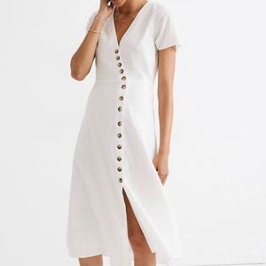 Madewell Button Midi Dress NWT